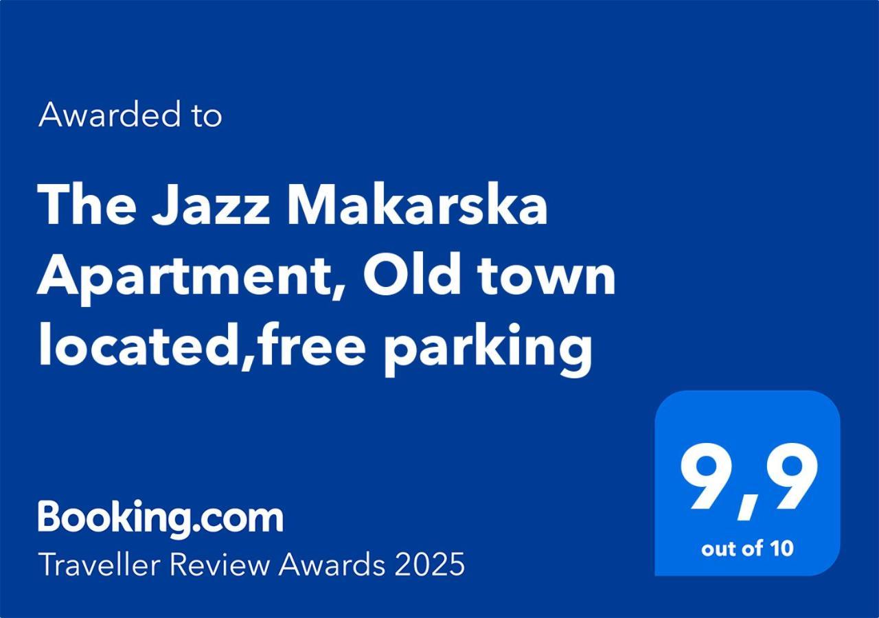 The Jazz Makarska Apartment, Old Town Located,Free Parking Exteriér fotografie